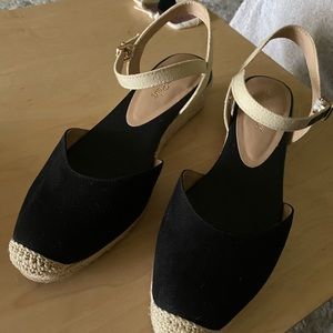Black Suede Espadrilles ☀️